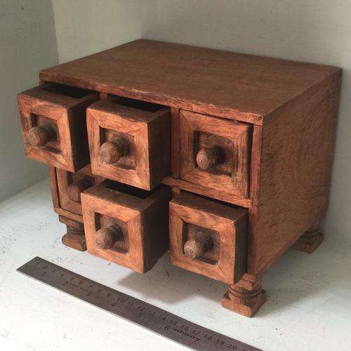 Antique Hand Crafted Meranti Jewelry Box