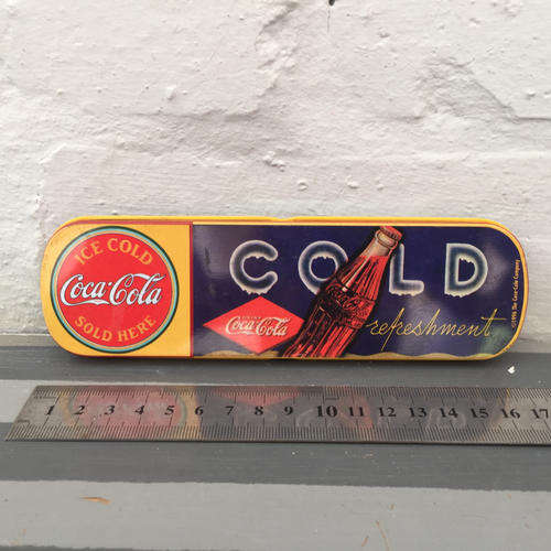 1996 Coca Cola Tin Pencil Case