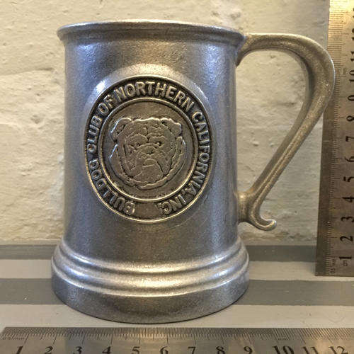 RARE Pewter Bulldog Tankard (USA)