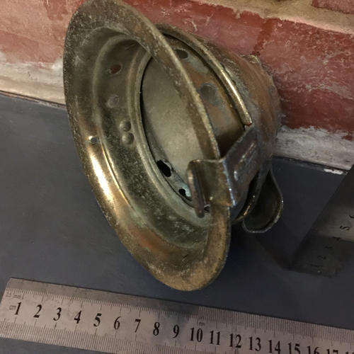 Old Brass Miners Lamp Casing