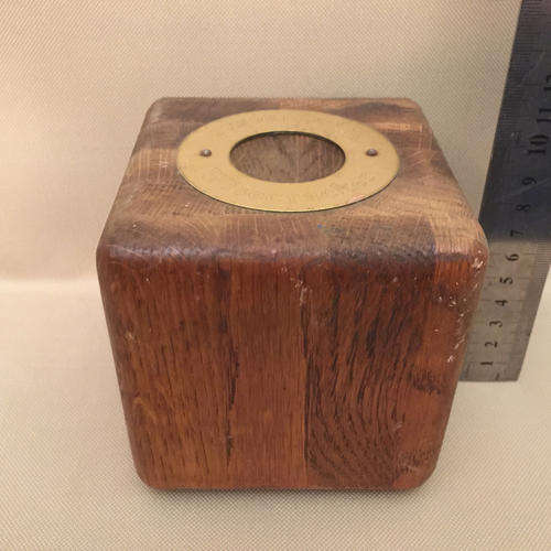 SOLID WOOD AND BRASS NUTCRACKER