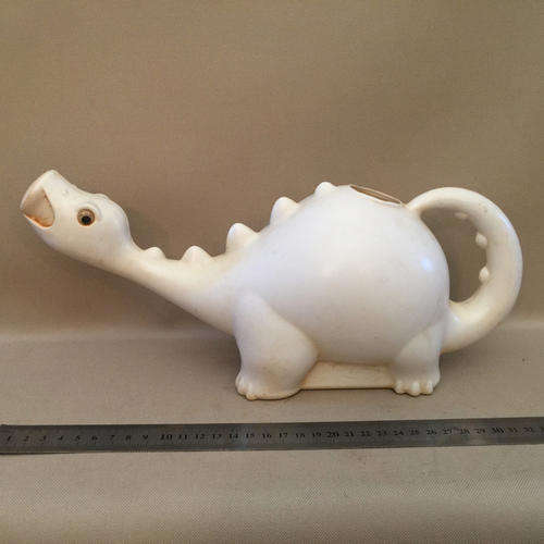 Old Vintage Hard Plastic Dino Watering Can