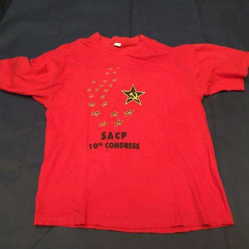 ANC Collectables - Ronnie Kasrils T-shirt Collection 1 (SACP Red2)