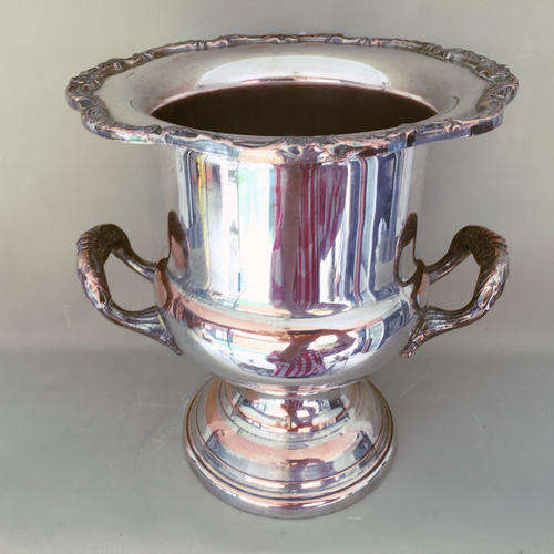 Large Silver Plated Champagne Ice Bucket
