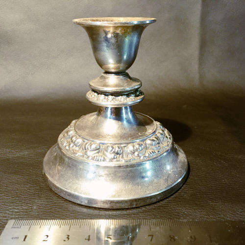 Silverplated Candle Stand