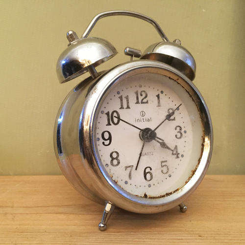 Retro Chrome Alarm Clock