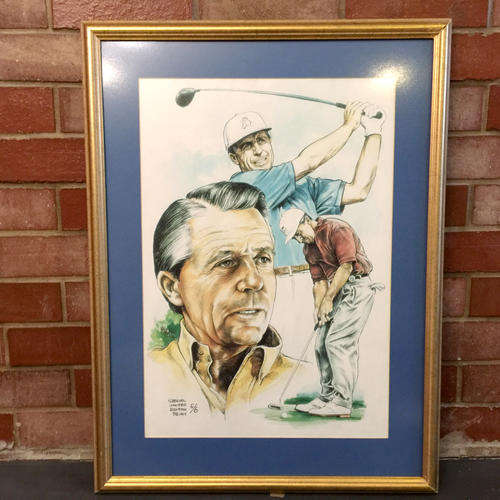 Super Rare Limited Edition (5/6) Framed Gary Player Print