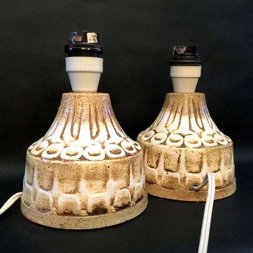 Two Vintage Flamingo Electric Lamp Stands