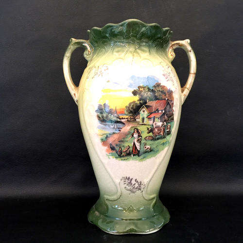 Rare Art Nouveau German Porcelain Vase
