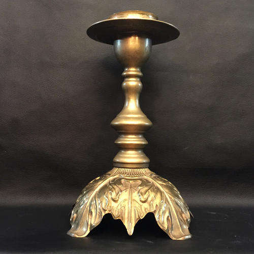 Large Brass Candle Stand