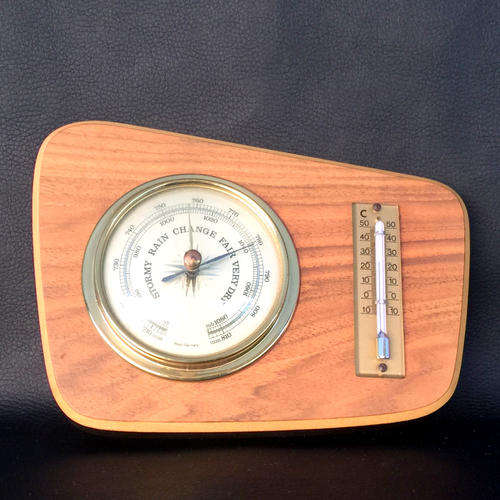 Vintage West German 60's Barometer/Thermometer