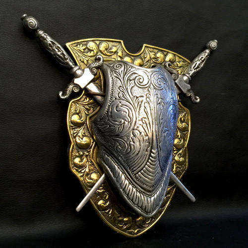 Replica Knight's Armour Display Plaque