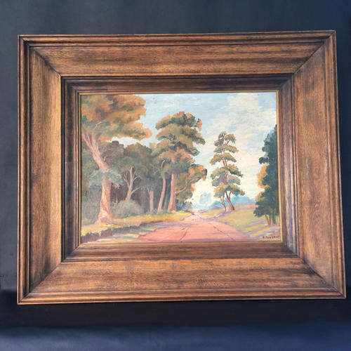 Original Framed Highveld Landscape Oil on Canvas by R Joubert