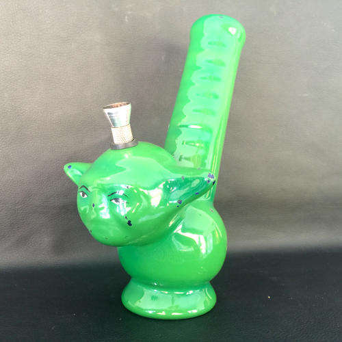 Yoda Green Porcelain Pipe