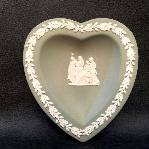 Heart Shaped Wedgwood Jasperware Bowl