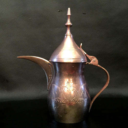 Small One Cup Middle Eastern Copper Coffee Pot