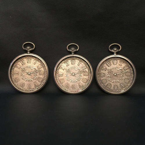 Three Pocket Watch Themed Drinks Coasters