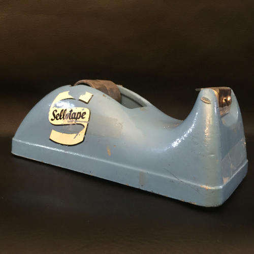 RARE Sellotape Branded Vintage Cast Iron Dispenser!!!