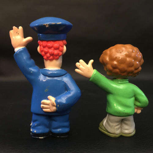 RARE Hard Rubber Postman Pat Combo!!!