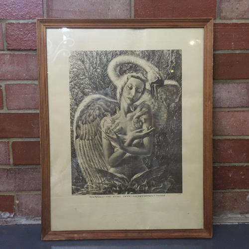 Rare - Tretchikoff Litho Print dated 1950 of **Alicia Markova "The Dying Swan"