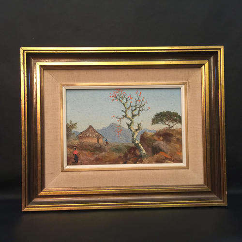 Original Ernest King - Framed Oil on Board - "Eastern Transvaal"