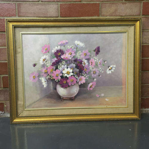 Original Rita Weber Still Life - Oil on Board (700 x 600)