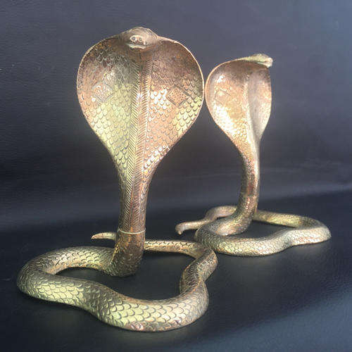 RAE Solid Brass Indian Cobra Mantle Stands!!!
