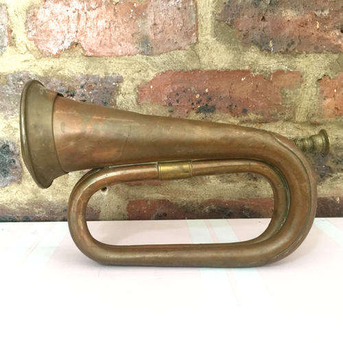 Antique Copper Bugle