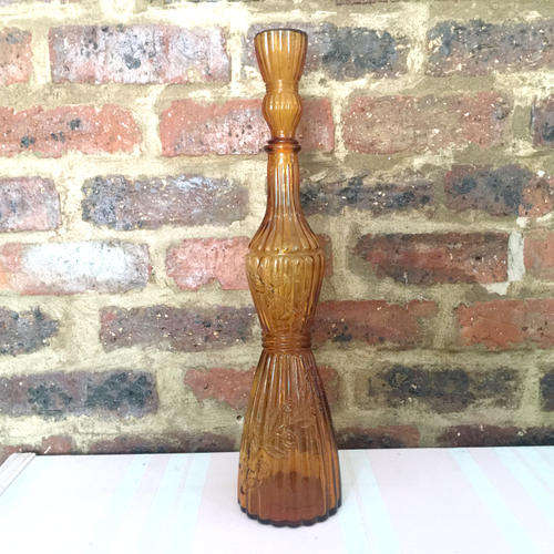 Large Vintage Auburn Glass Decanter (600mm Tall)