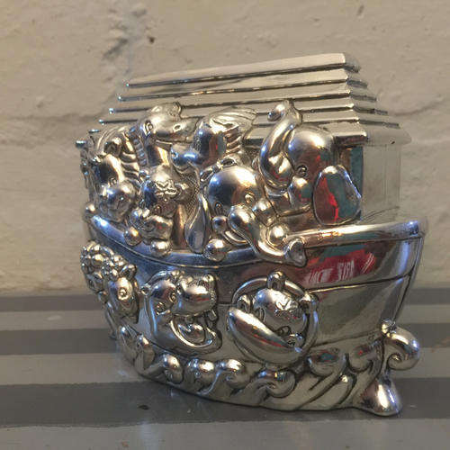 Silver-Plated Noah's Ark Savings Bank