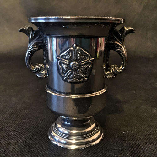 Rare English Silver-plated Scent Urn