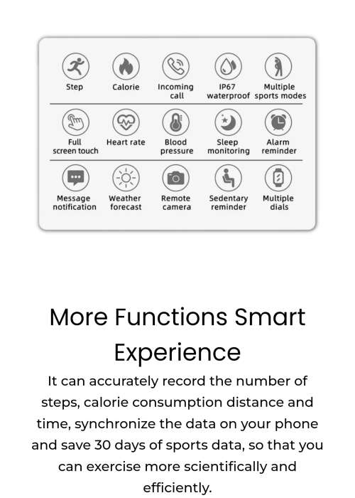Unisex smart watch