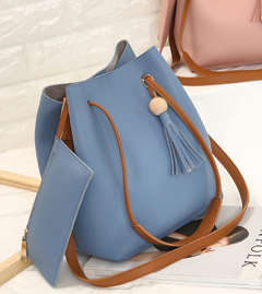 2 piece bucket bag. Blue color. Stock in ZA.