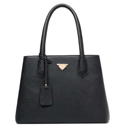 Simple design fashion lady bag. Black color. Stock in ZA.
