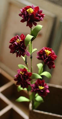 Quality silk PE flower.5 colors Hyacinth.61cm length.5 flowers/branch.
