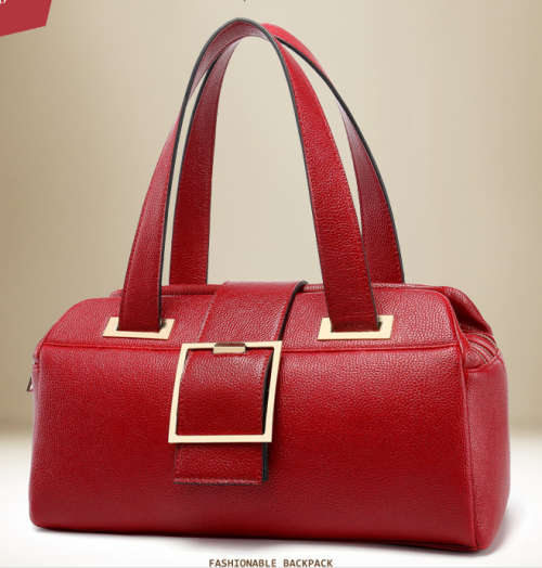Simply design fashion handbag. Red color. Stock in ZA.