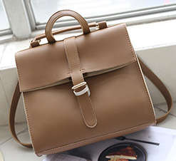 Simply design all-match lady bag. Brown color. Stock in ZA
