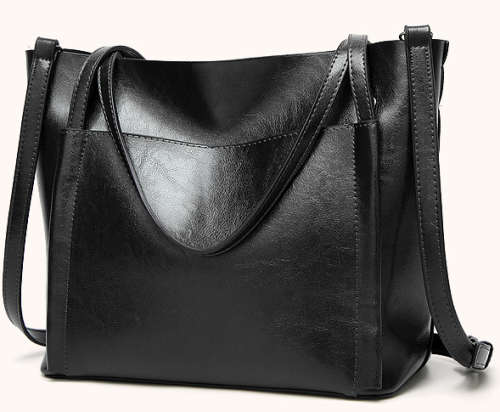 All-match big capacity lady bag. Black color. Stock in ZADelivery only start 17 Jan 2018