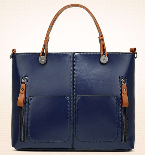 Retro design big capacity layd bag. Blue color. Stock in ZA.