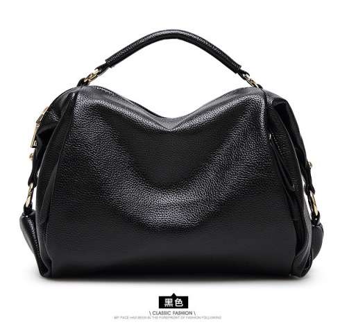 Fashion retro 2 separate layers barrel style handbag. Black color. Stock in ZA