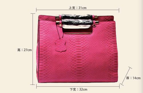 Genuine leather classic handle design big capacity handbag, with strape. Blue-white color