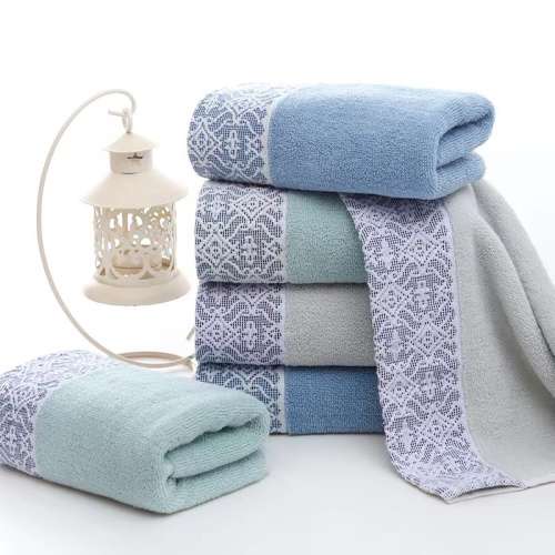 Victorian Garden 100% Cotton Soft and Comfortable Face Cloth big size--3 colors to choose.