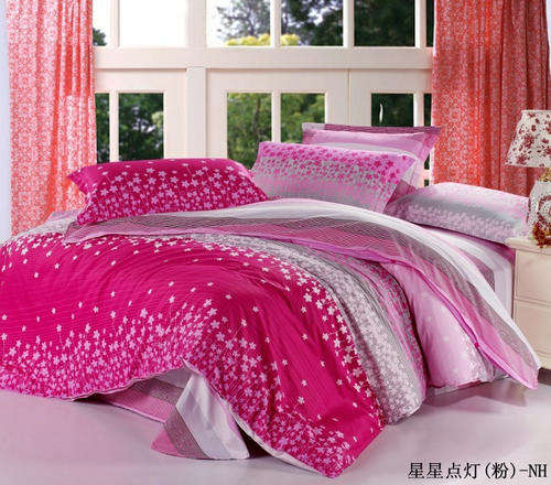 4 PCE QUEEN SIZE 100% PURE COTTON PRINTED BED COVER SETS