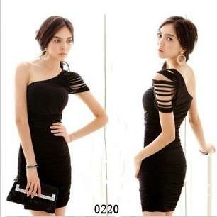 Sexy short dovetails, Party formal dress, thin effect, 3 colors