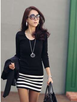 2012 Spring-Autumn one piece dress- office or casual