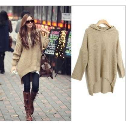 2012 vogue purity color unbalance hem loose sweats, with hat
