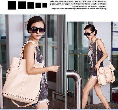 Two use style super big shoulderbag, handbag, 2 colors