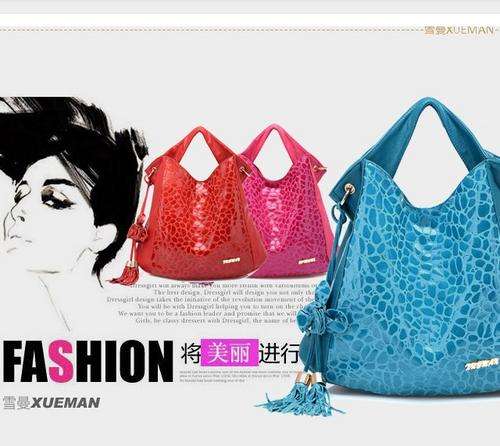 Pure leather! Classical and fashional wild match big handbag, shoulderbag, 7 colors