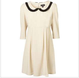 College style Peter Pan sweety collar dress, 2 colors, size 34-36