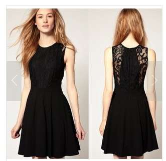 Audrey Hepburn style lace chiffon dress, size S, M, L, XL, shipping fee R30